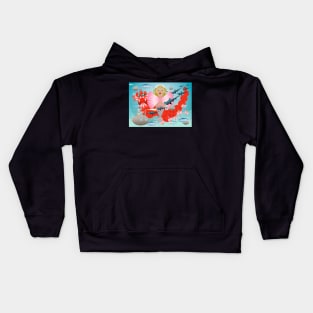 Mermaid and dragon Kids Hoodie